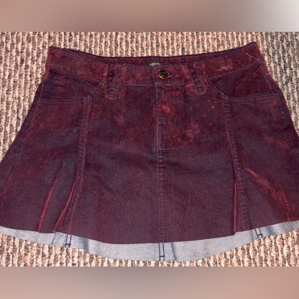 Wild Fable Maroon Skort